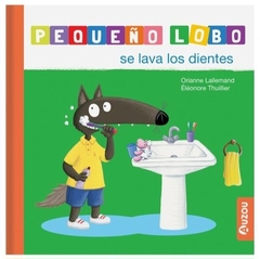 PEQUEÑO LOBO SE LAVA LOS DIENTES