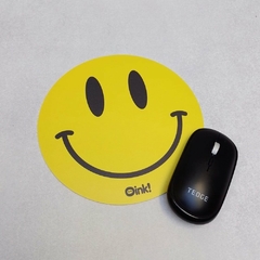 Mouse pad happy face