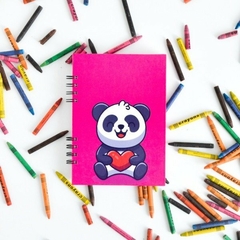 Cuaderno tapa dura A5 - Panda