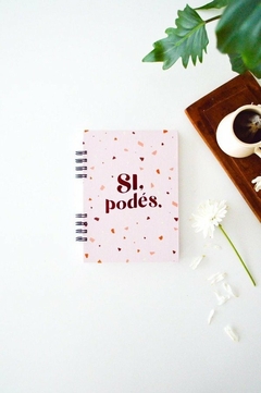 Cuaderno tapa dura A5 - Si, podes