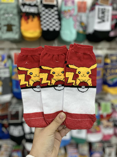 Medias soquetes Pokemón - Pikachu