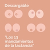 Descargable gratis: 13 mandamientos de la lactancia