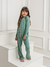 PIJAMA INFANTIL LONGO VALENTINA - VERDE MINT - comprar online