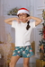 PIJAMA INFANTIL GOLA V NATAL MENINO OU MENINA - VERDE - comprar online