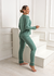 PIJAMA LONGO ANNE - VERDE MINT - comprar online