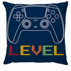 Capa Gamer Azul Level