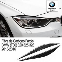 Fibra Carbono Farol Bmw F30 320i 325i 328i 13 14 15 16 O Par