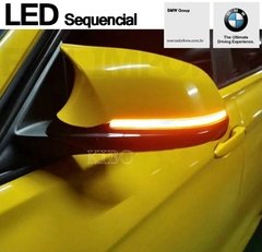 O par LED Pisca Retrovisor Bmw 116i 118i 120i 125i 2013 2014 2015 2016 2017