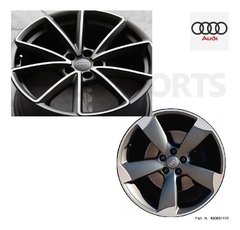 4x Calotas Roda Audi A3 A4 A6 A8 60mm Cinza Preto Original - comprar online