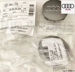 4x Calotas Roda Audi A3 A4 A6 A8 60mm Cinza Preto Original - comprar online