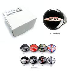 Kit 4 Calotas Simbolo Emblema Roda Mini Cooper 54mm Original na internet