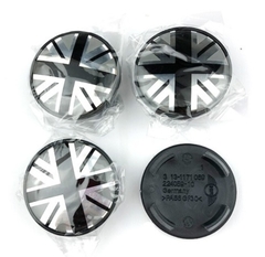 Kit 4 Calotas Simbolo Emblema Roda Mini Cooper John Works 54mm Original - FUEL IMPORTS