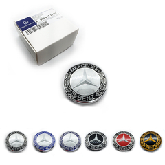 Kit 4 Calotas Roda Mercedes Benz 75mm Original® Na Caixa - loja online