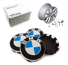 Kit 4x Roda Calota Simbolo Emblema BMW 56mm Serie 3 G20 318i 320i 330i M340i 2019 2020 2021 Original - comprar online