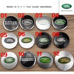 Kit 4 Calota Centro Roda Land Rover Range 63mm Original® - loja online