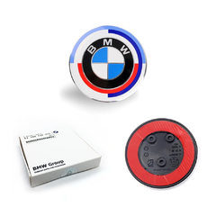 Emblema BMW Especial Comemoração Aniversário 50 anos 82mm