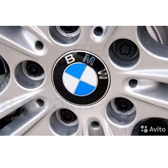 Calota de Roda Bmw 68mm Original Azul-Branco - 1 unidade - comprar online