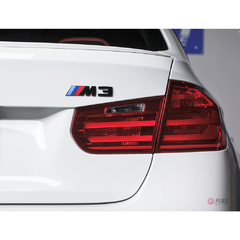 Emblema Traseira BMW M3 Motorsport M Sport Preto Brilho/Fosco 11,5cm