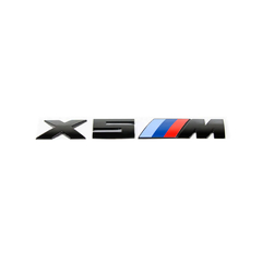 Emblema Traseira BMW X5 M Sport Motorsport Preto