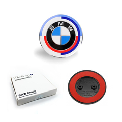 Emblema BMW Especial 50 anos Tampa Traseira (E87) 116i 118i 120i 130i 2006 a 2011 82mm Original - comprar online