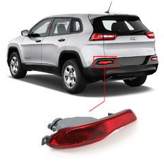 Refletor Parachoque Traseiro Jeep Cherokee 2014 2015 2016 2017 2018