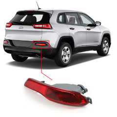 Refletor Parachoque Traseiro Jeep Cherokee 2014 2015 2016 2017 2018 - comprar online