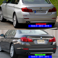 Refletor Parachoque Traseiro BMW Serie 5 (F10) 520i 525i 530i 550i 2011 2012 2013 - loja online