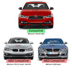 Tampa Reboque Parachoque Dianteiro Bmw Serie 3 (F30) 318i 320i 325i 328i 330i 2013 2014 2015 pintura - comprar online