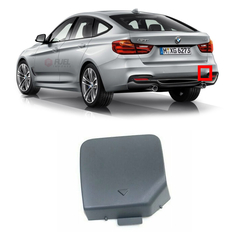 Tampa Reboque Parachoque Traseiro Bmw 328i GT M Sport 2013 2014 2015 2016 2017 2018 - comprar online