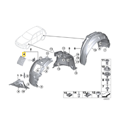 Tampa Parabarro Dianteiro Bmw (F34) 320i 328i Gt 2014 2015 2016 2017 - FUEL IMPORTS