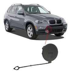 Tampa Reboque Aplique Parachoque Dianteiro Bmw X5 (E70) 2007 2008 2009 2010 2011