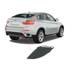 Tampa Reboque Parachoque Traseiro Bmw X6 2008 2009 2010 2011 2012 2013 - comprar online