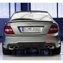 Tampa Reboque Parachoque Traseiro Mercedes-Benz (W204) C180 C200 C250 C280 C300 C350 2007 a 2012 AMG SPORT - loja online