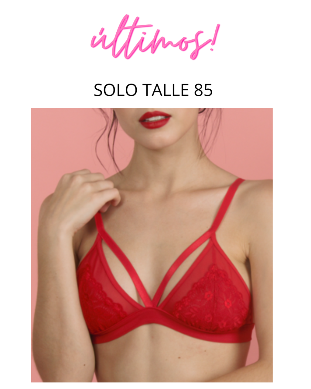 Talle 85 de corpiño hotsell