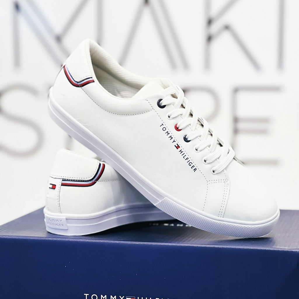 Tênis Tommy Hilfiger Clássico Hockney 9y Masculino Branco