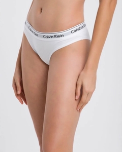 Calcinha Calvin Klein Tanga Branco - madriloja