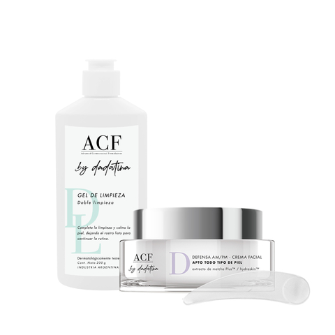 Aceite Limpiador + Gel Limpieza Facial Rostro Acf Dadatina