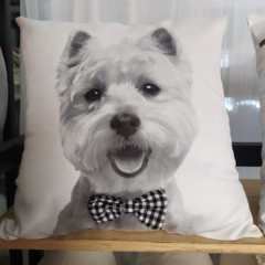 ALMOHADON PERROS 50 x 50