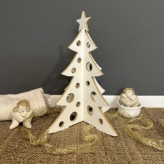 ARBOL DE NAVIDAD BLANCO 60 CM