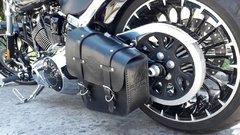 Alforja Solitaria Softail XL Con Porta Botella Harley Davidson y otras - tienda online