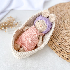 Conejito tejido BABY (con cunita) - tienda online