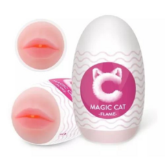 Masturbador Masculino Huevo Magic Cat Boca Suave S-hande - comprar online