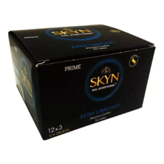 Preservativos Prime Skyn Extra Lubricado 12 Cajitas X 3 (36u) Sin Látex - comprar online