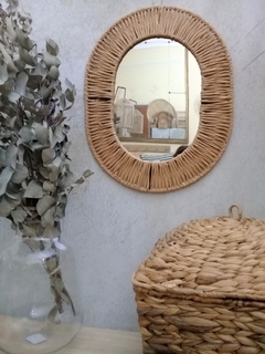Espejo ovalado Guiza - Medidas 40 x 50 cm - comprar online