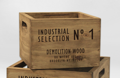 Organizador de madera 21 x 21 x 14.5 cm - comprar online