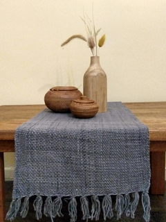Camino de mesa calchaqui gris azulado - 180 cm