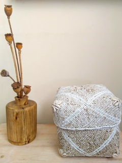 Cajita de bamboo bordada con mostacillas - Tamaños S M y L en internet