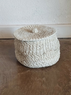 Cajita tejida en fibra de chaguar - La Fabricana