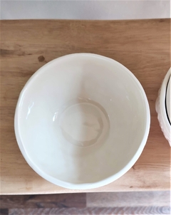 Cuenco de ceramica labrado - 15 x 8 cm en internet