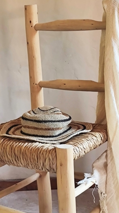 Sombrero de chaguar Maria Lopez rayado